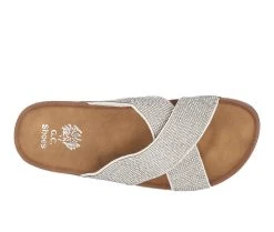 Women's GC Shoes Ariane Footbed Sandals Silver -GC shoes Shop 4 62