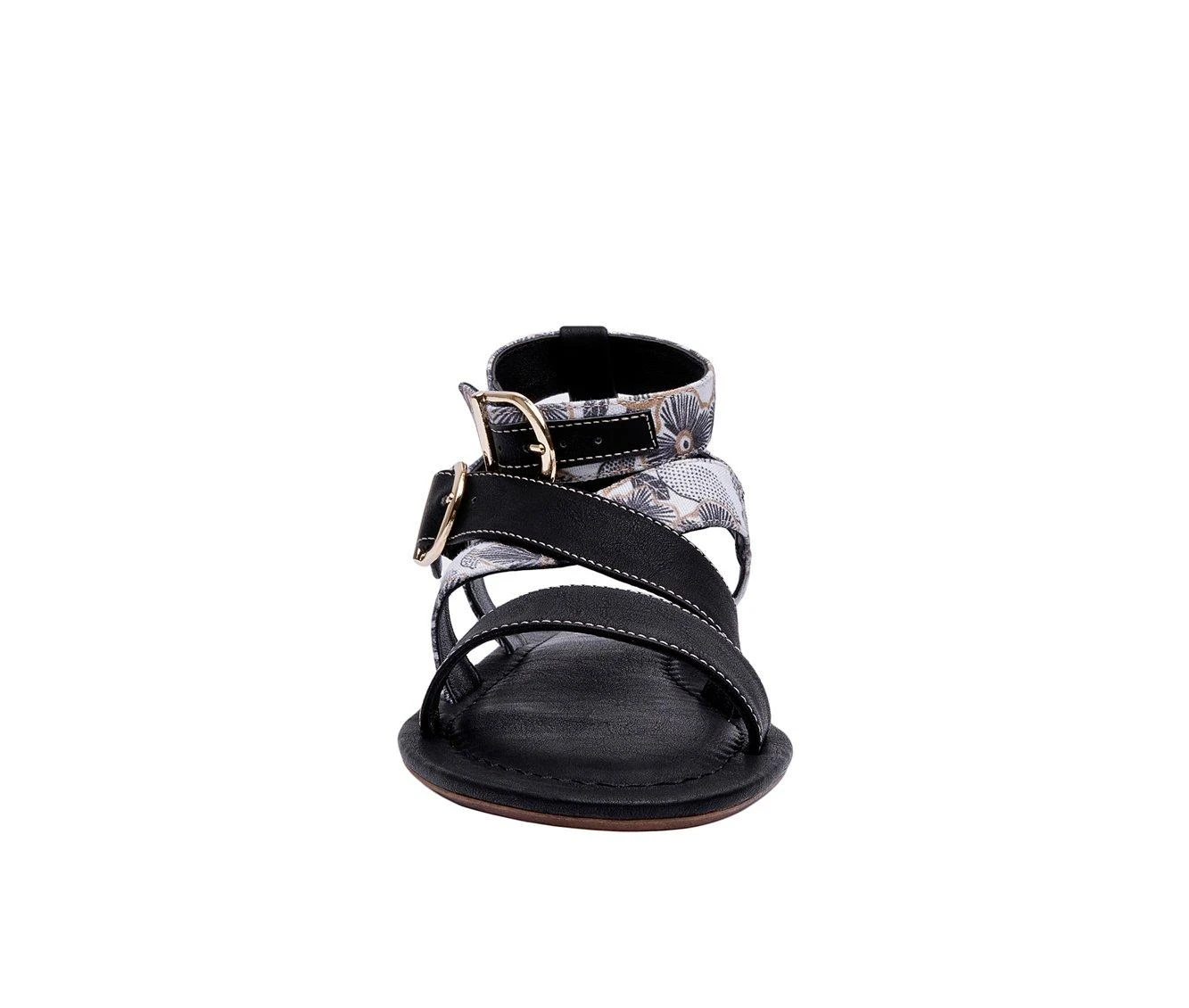 Women's Jane And The Shoe Jordan Sandals Women's Jane And The Shoe Jordan Sandals Black Flower -GC shoes Shop 4 643