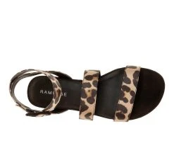 Women's Rampage Sienna Flat Sandals Leopard -GC shoes Shop 4 648