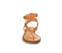 Women's Journee Collection Tangie Sandals Tan 4 Women's Journee Collection Tangie Sandals Tan -GC shoes Shop 4 712