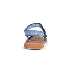 Women's MUK LUKS Sand Bar Sporty Sandals Blue -GC shoes Shop 4 736