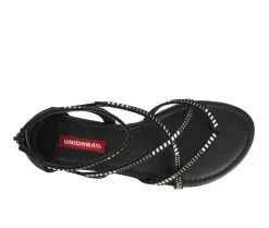 Women's Unionbay Ludlow Sandals Black -GC shoes Shop 4 741