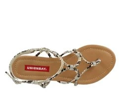 Women's Unionbay Greene Sandals Natural Snake -GC shoes Shop 4 772
