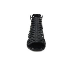 Women's Journee Collection Delilah Sandals Black -GC shoes Shop 4 783