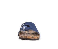 Women's MUK LUKS Valerie Footbed Sandals Navy -GC shoes Shop 4 79