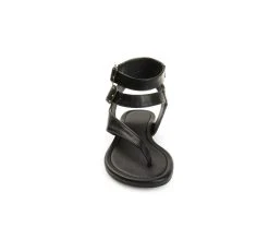 Women's Journee Collection Kyle Sandals Black -GC shoes Shop 4 794