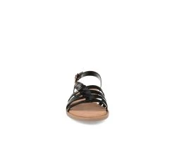 Women's Journee Collection Solay Sandals Black 4 Women's Journee Collection Solay Sandals Black -GC shoes Shop 4 799