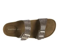 Women's Madden Girl Brando Footbed Sandals Grey 10 Women's Madden Girl Brando Footbed Sandals Grey -GC shoes Shop 4 80