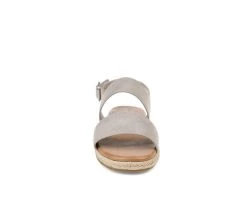 Women's Journee Collection Georgia Flatform Sandals Grey 4 Women's Journee Collection Georgia Flatform Sandals Grey -GC shoes Shop 4 800