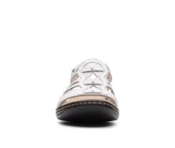 Women's Clarks Leisa Janna Sandals White -GC shoes Shop 4 802