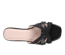 Women's Halston S2108 Sandals Black -GC shoes Shop 4 818