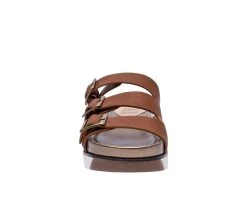 Women's Jane And The Shoe Nola Platform Sandals Brown -GC shoes Shop 4 82