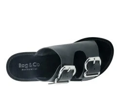 Women's Rag & Co Kelly Sandals Black -GC shoes Shop 4 857