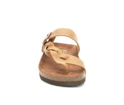 Women's White Mountain Crawford Footbed Sandals Whiskey -GC shoes Shop 4 91