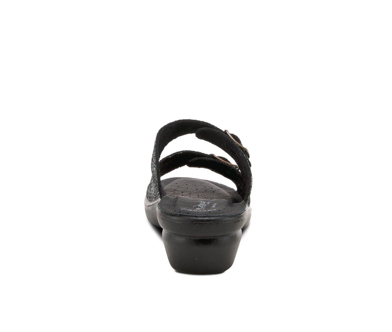 Women's Flexus Becca-Snake Sandals Black Suede 5 Women's Flexus Becca-Snake Sandals Black Suede - Image 5