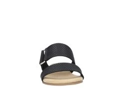 Women's Easy Street Olympia Slide Sandals Black Snake -GC shoes Shop 4 929