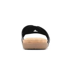 Women's Cliffs By White Mountain Fredie Slide Sandals Black/Burn -GC shoes Shop 4 935