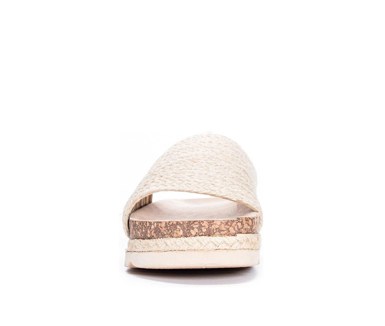 Women's Dirty Laundry Diamonds Footbed Slide Sandals Natural 5 Women's Dirty Laundry Diamonds Footbed Slide Sandals Natural - Image 5