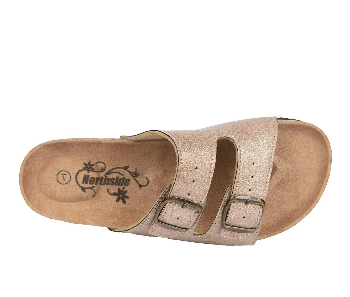 Women's Northside Mariani Footbed Sandals Bronze 6 Women's Northside Mariani Footbed Sandals Bronze - Image 6