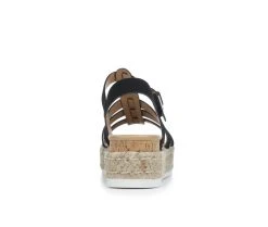 Women's Soda Trader Espadrille Wedge Sandals Black 11 Women's Soda Trader Espadrille Wedge Sandals Black -GC shoes Shop 5 134