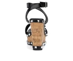 Women's Olivia Miller Talani Wedge Sandals Black -GC shoes Shop 5 153