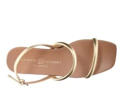 Women's Chinese Laundry Skippy Platform Sandals Gold 11 Women's Chinese Laundry Skippy Platform Sandals Gold -GC shoes Shop 5 161