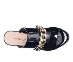 Women's Chinese Laundry Ditzy Dress Sandals Black -GC shoes Shop 5 178