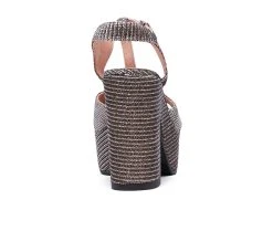 Women's Chelsea Crew Quest Platform Dress Sandals Gold -GC shoes Shop 5 183