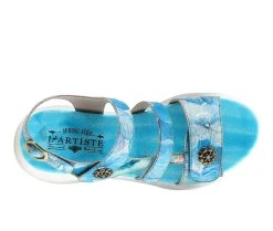 Women's L'Artiste Seansand Platform Sandals Blue Multi -GC shoes Shop 5 184