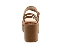 Women's Coconuts By Matisse Stargaze Platform Wedge Sandals Bronze -GC shoes Shop 5 187