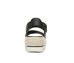 Women's Dr. Scholls Once Twice Espadrille Platfrom Sandals Black -GC shoes Shop 5 206