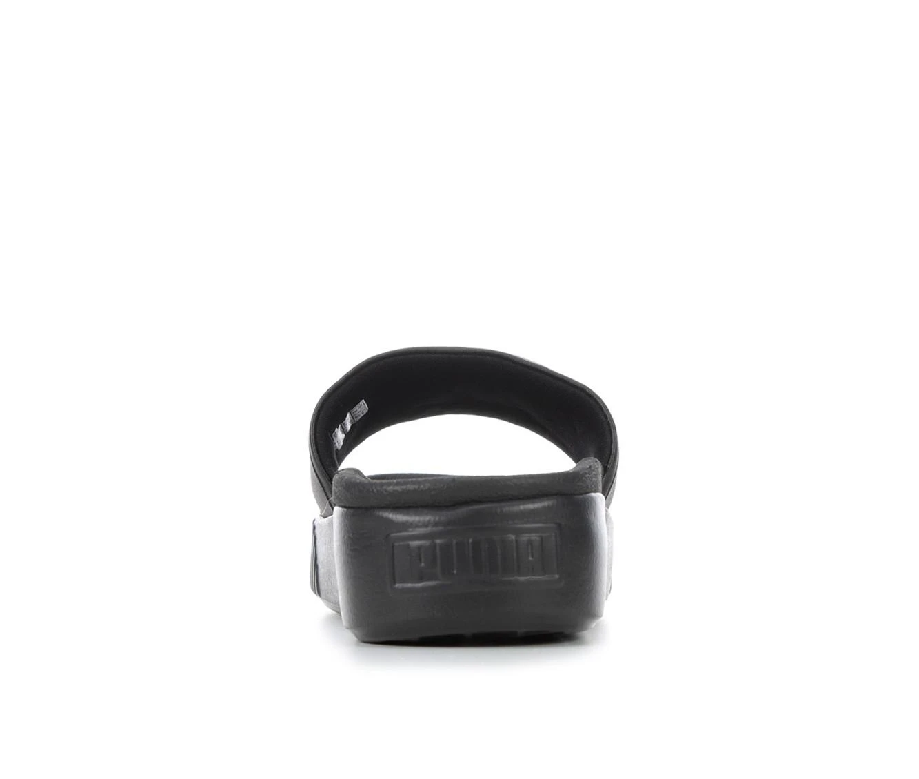 Women's Puma Platform Slide 2 Sport Slides Black/Black 6 Women's Puma Platform Slide 2 Sport Slides Black/Black - Image 6