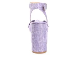 Women's Journee Collection Zenni Dress Sandals Purple -GC shoes Shop 5 219