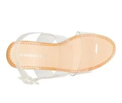 Women's Madden Girl Allin Platform Wedge Sandals Clear -GC shoes Shop 5 266