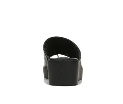 Women's Franco Sarto Cessa Platform Wedge Sandals Black -GC shoes Shop 5 267