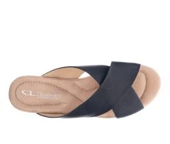 Women's CL By Laundry Dream Day Platform Wedge Sandals Black -GC shoes Shop 5 282