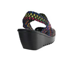 Women's Bernie Mev Fame Slip-On Platform Wedges Black Multi 11 Women's Bernie Mev Fame Slip-On Platform Wedges Black Multi -GC shoes Shop 5 314