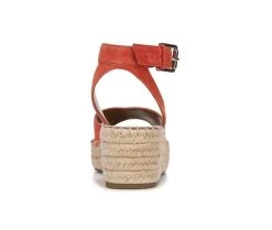 Women's Franco Sarto Pellia Wedge Sandals Tangelo -GC shoes Shop 5 315
