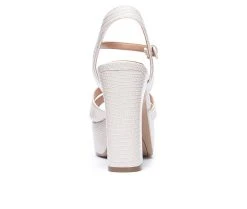 Women's Chinese Laundry Daydreamer Platform Heels Ecru 11 Women's Chinese Laundry Daydreamer Platform Heels Ecru -GC shoes Shop 5 358