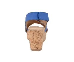 Women's Journee Collection Jenice Wedges Blue -GC shoes Shop 5 365
