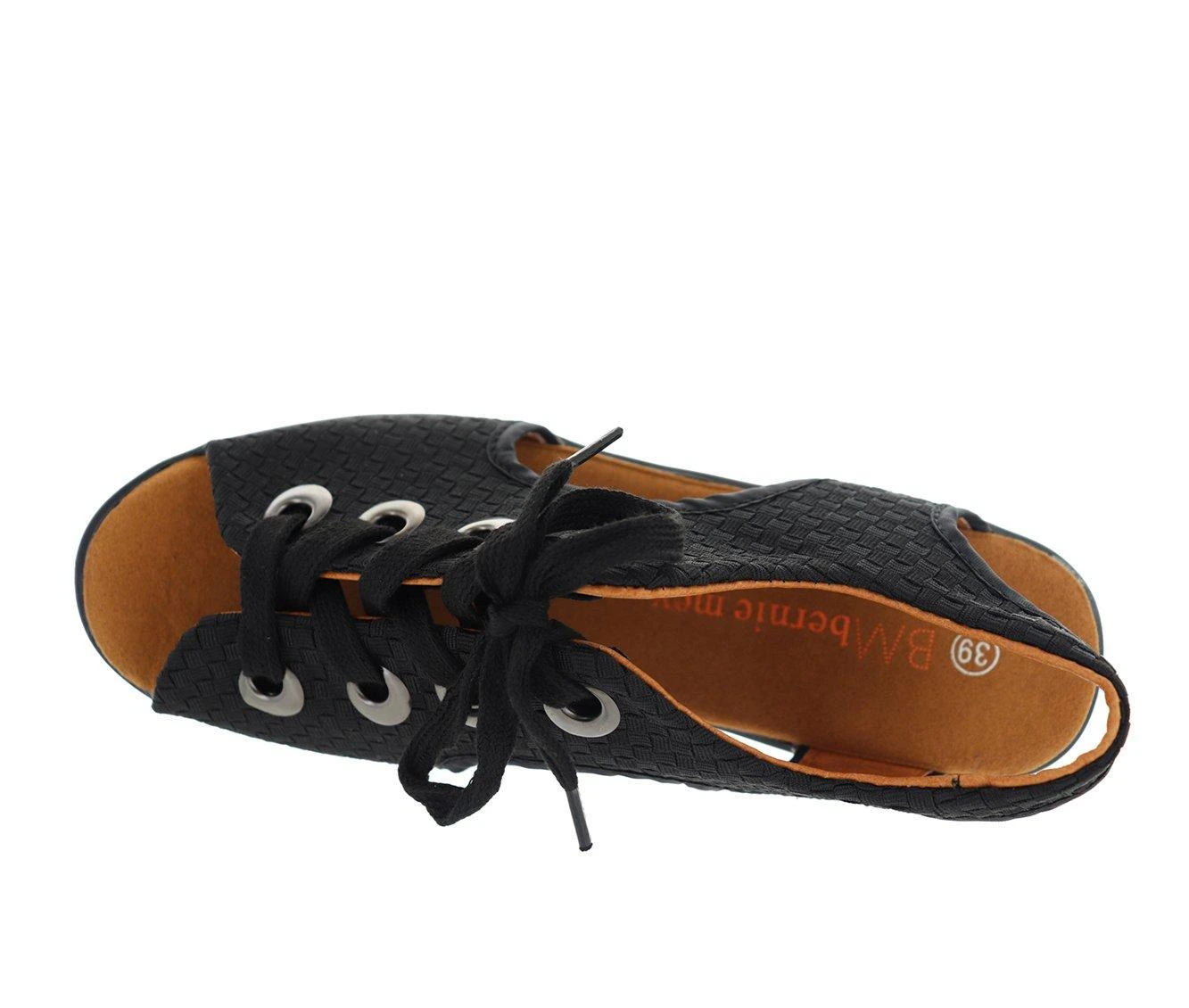 Women's Bernie Mev Marcelo Wedges Women's Bernie Mev Marcelo Wedges Black Woven -GC shoes Shop 5 368