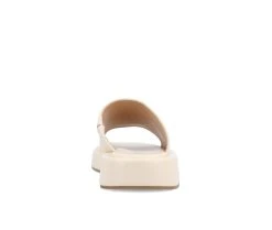 Women's Journee Collection Denrie Flatform Sandals Off White -GC shoes Shop 5 380