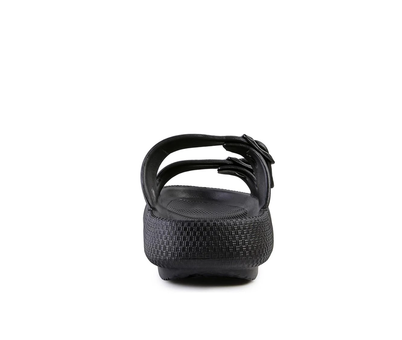 Women's London Rag Loma Platform Slide Sandals Black 6 Women's London Rag Loma Platform Slide Sandals Black - Image 6