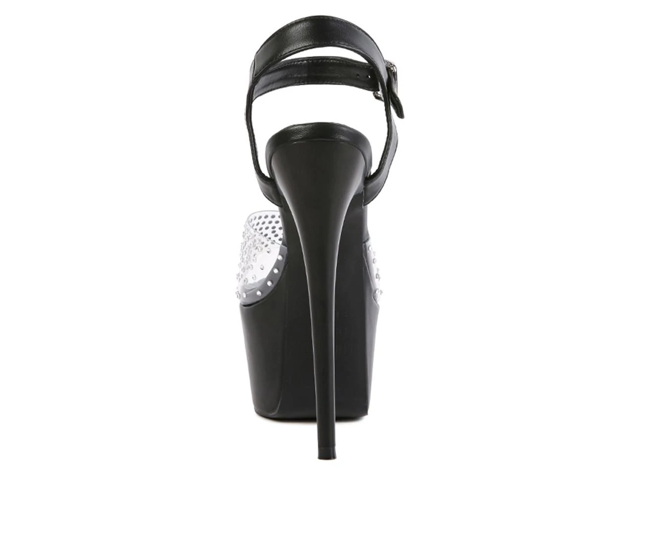 Women's London Rag First Date Platform Dress Sandals Black 6 Women's London Rag First Date Platform Dress Sandals Black - Image 6