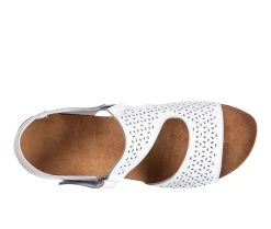 Women's Propet Phoebe Footbed Sandals White -GC shoes Shop 5 42