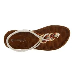 Women's Patrizia Gadelina Sandals White Multi -GC shoes Shop 5 465
