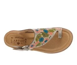 Women's L'Artiste Samya Footbed Sandals Grey Multi 5 Women's L'Artiste Samya Footbed Sandals Grey Multi -GC shoes Shop 5 472