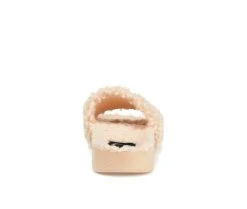 Women's Journee Collection Haimi Cozy Slide Sandals Beige -GC shoes Shop 5 527
