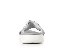 Women's Skechers Go Go Blooms 140038 Arch Fit Sandals White Grey -GC shoes Shop 5 573