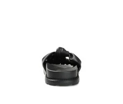 Women's Journee Collection Melanie Footbed Sandals Black -GC shoes Shop 5 62